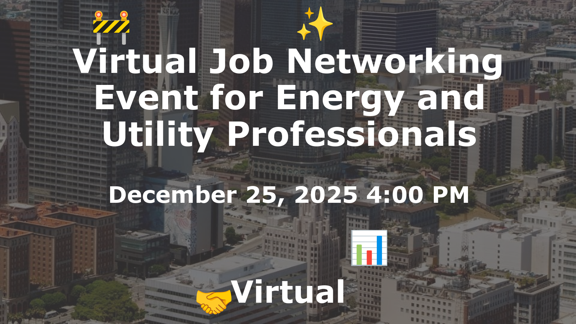 Virtual Job Networking Event for Energy and Utility Professionals event image